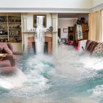 image showing flooded house to promote Emergency Water Removal: